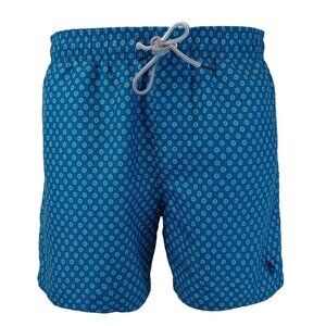 Ted Baker Teal Patterned Swim Trunks Shorts Size 3 - 2981